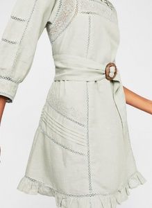 Free people Luisa mini dress size small- sage